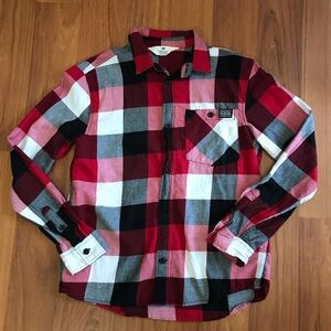 H&M Boy’s Plaid Flannel Button Up Shirt Size US 12